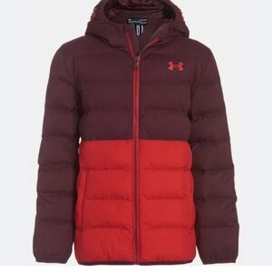 Under Armour Kids Puffer Jacket - Red and Burgundy